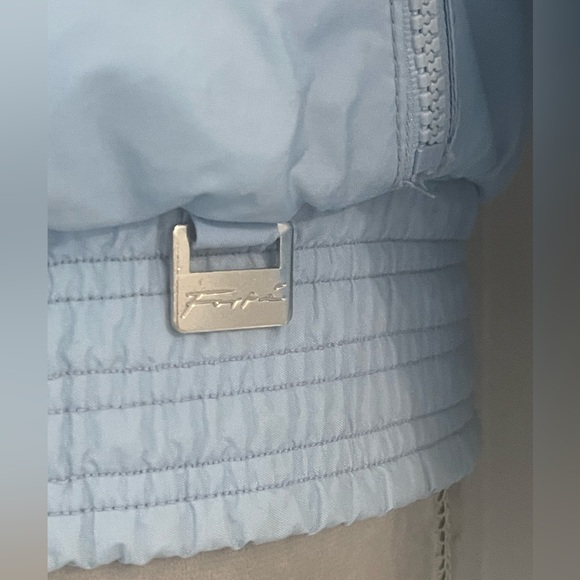 Vintage 80’s Forte Blue & Mint Puffer Bomber Jacket - Picture 9 of 16